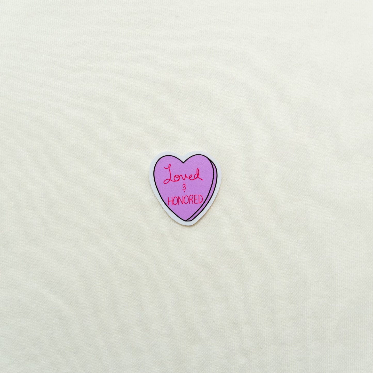 His Hearts Speaks Stickers